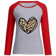 thumbnail image 4 of CEHVOM T-shirt Décontracté à Manches Longues à Col Rond pour Femmes avec Imprimé d'Hiver en Liquidation, 4 of 6