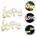 thumbnail image 3 of GOOHOCHY 2pcs LED LED letras Lámparas decorativas elegantes luces escena luces de diseño, 3 of 7