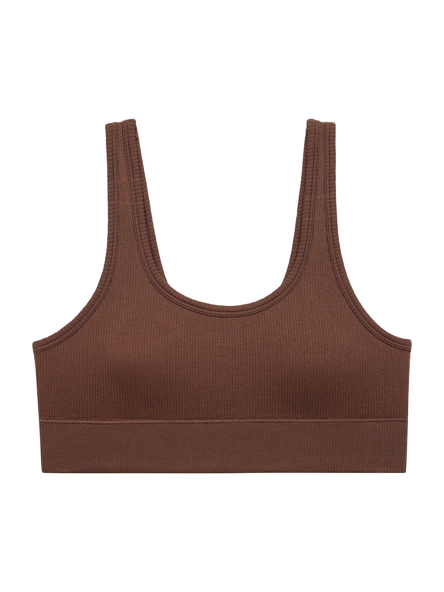 No Boundaries Women's Double Scoop Seamless Bra, Sizes XS-XXXL