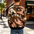 thumbnail image 4 of Abcomgle Long Sleeve T Shirts for Boys 10-12 Athletic Camo Crewneck T-Shirts for Boys Fall Basic Top for Boys Loose Boys Layering, 4 of 4