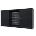 thumbnail image 3 of vidaXL Wall Mounted Tool Cabinet Industrial Style Metal Gray and Black/Black, 3 of 10