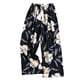 thumbnail image 1 of TaTaai Women's Printed Ankle Length Lounge Pants Elastic Waist 9/10 Length Long Pants Casual Home Soft Non See Through Bottoms Relax Fit Daily Wear Gift, 1 of 3