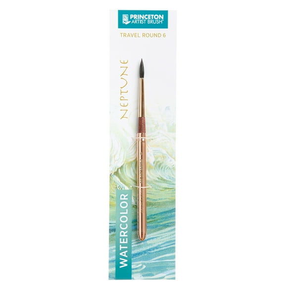 Princeton Art & Brush Co Neptune Synthetic Travel Round, 6