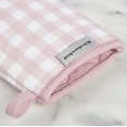 thumbnail image 4 of KitchenAid Gingham Mini Oven Mitt 2-Pack Set, Dried Rose, 5.5"x8", 4 of 5