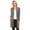 Heather Gray, variant on MOA COLLECTION Women's Solid Casual Comfy Long Sleeve Loose Fit Pockets Open Front Cardigan