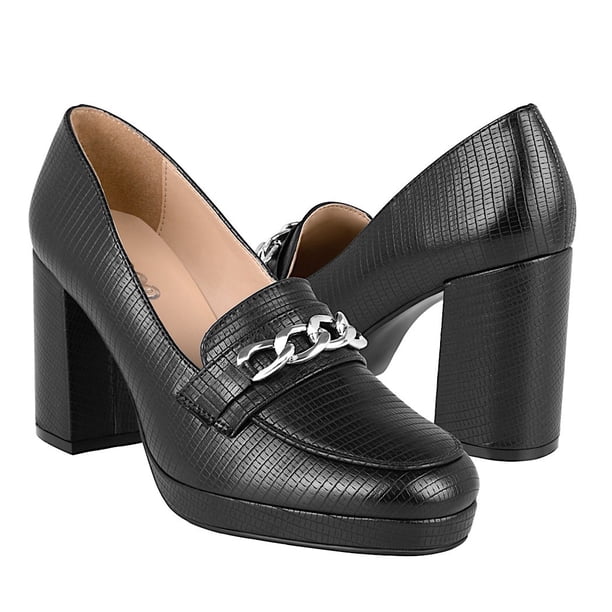 TACONES DAMA STYLO 13203 SIMIPIEL NEGRO Stylo 13203 | Walmart en línea