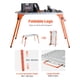 thumbnail image 2 of Mesa de soldadura VEVOR plegable 44 x 21 cm, 227 kg de capacidad, acero al carbono, 2 of 9