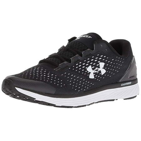 Under Armour Men's Charged Bandit 4 Running Shoe, Black/White, 7.5 D(M) (Best Running Shoes Under 75)
