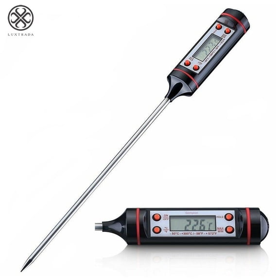 Luxtrada Instant Read Digital Electronic Kitchen Cooking BBQ Grill Food Meat Thermometer