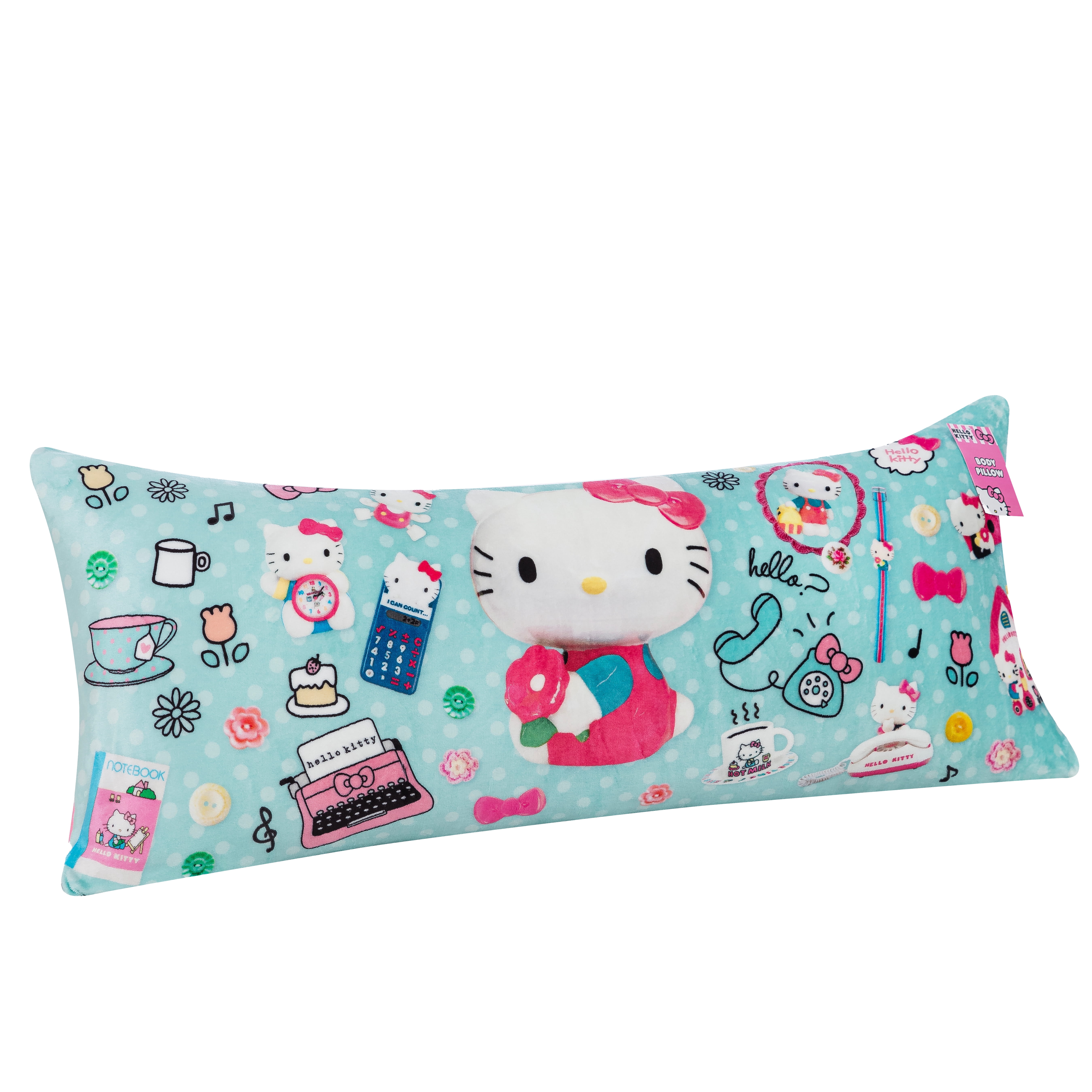 Hello Kitty Lets Go Retro 20x48 Body Pillow