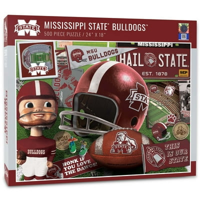 Mississippi State Bulldogs Retro Series 500-Piece Bahrain Ubuy