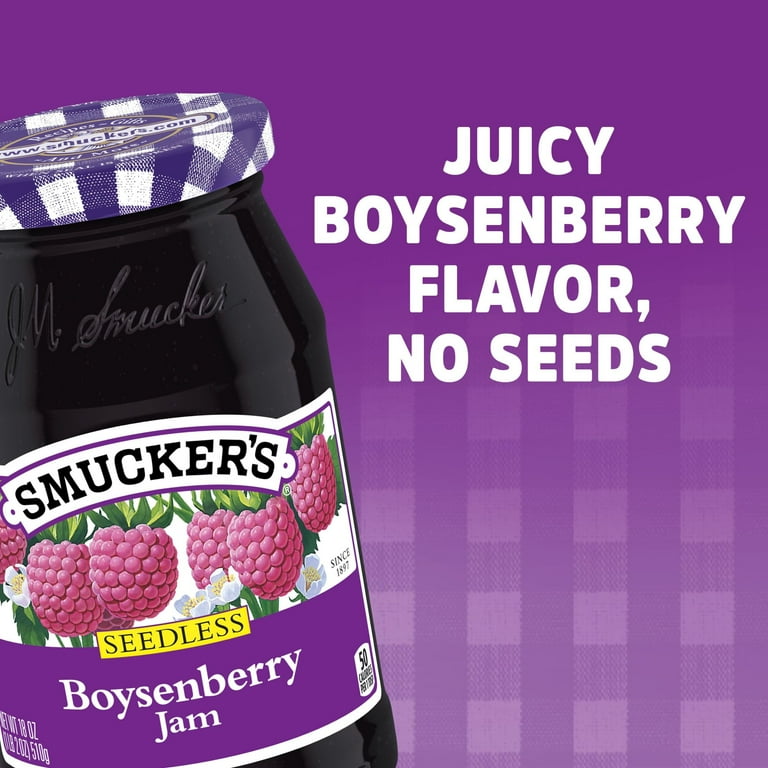 Smucker's Seedless Boysenberry Jam, 18 Ounces - Walmart.com