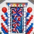 thumbnail image 5 of 70.9x35.4 Inch Independence Day Decorative Door Frame Background Fabric, Patriotic Hanging Banner with Grommets and Rope, Easy Install for Party Backdrop, 5 of 6