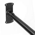 thumbnail image 5 of Utopia Alley Rustproof Wall Mounted L-Shaped Corner Shower Curtain Rod, Black, 5 of 11
