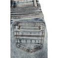 thumbnail image 4 of X RAY JEANS  Toddler Boy's Stretch Moto Jeans, Bleach, 3T, 4 of 5