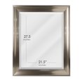 thumbnail image 7 of Head West Brushed Nickel PS Rectangular Framed Beveled Accent Wall Vanity Mirror - 28 x 34, 7 of 7