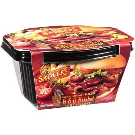 Sadler's: Hickory Smoked Sliced Bbq W/Sauce Brisket, 24 oz