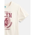 thumbnail image 3 of Wonder Nation Girls' Graphic Brooklyn Tee with Short Sleeves, Sizes 4-18, 3 of 3