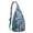 Blue-green-6, variant on 4-Pockets Cross Body Bags for Woman Men,Cute Sea Life Sling Bag Chest Bag with Adjustable Strap Women's Crossbody Bags for Outdoors Hiking Traveling
