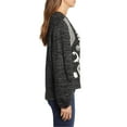 thumbnail image 3 of Lucky Brand Womens Embroidered Pullover Sweater, Black, Large, 3 of 3