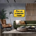 thumbnail image 3 of Letrero Artlaza Play Like A Champion Today, metal, 30 x 40 cm, color amarillo, 3 of 6