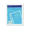 National 20121 8.5 in. x 11 in. 3-Hole Rip Proof Unruled Reinforced Filler Paper (100/Pack)