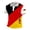 Black, variant on Family Matching Soccer Jersey T Shirts for Men Boys Germany Flag Printed Short Sleeve Football Fan Tops