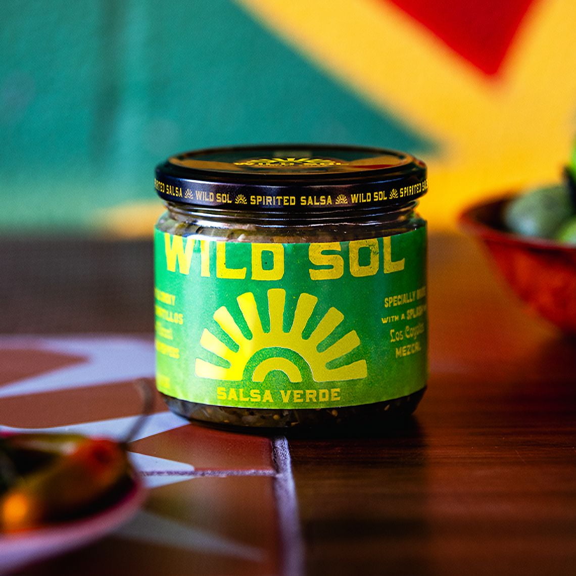 (3 pack) Wild Sol Salsa Verde  , 11 oz. each, Glass Jar, Shelf Stable