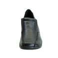 thumbnail image 2 of 24 HOUR COMFORT Malia Wide Width Casual Leather Slip-On Shoes BLACK 8, 2 of 6