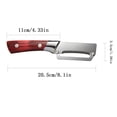 thumbnail image 2 of Multi Functional Stainless Steel Vegetable Peeler with Solid Wood Handle, 7.48 Inch Sharp Vegetable Fruit Peeler for Thick & Thin Skin Kitchen Daily Use (3pcs), 2 of 6