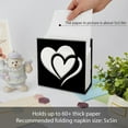 thumbnail image 3 of Heart Napkin Holder Openwork Design Cocktail Napkin Holder Funny Dining Table Decor Paper Towel Dispenser Countertop for Comedor Kitchen and Dining, 3 of 7