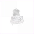 thumbnail image 6 of Dressers: Modern 9-Drawer Wood Dresser in Pearl White | White | Wood, 6 of 7