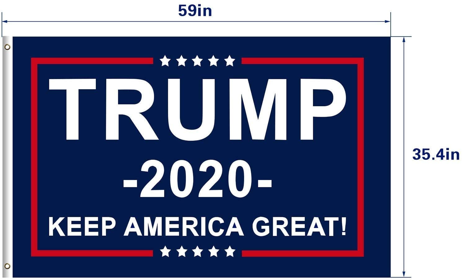 3x5 Feet Donald Trump President 2020 Flag Keep America Great Banner USA Great 