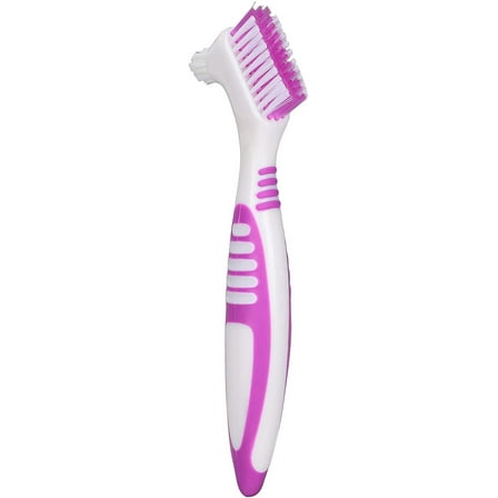 Denture Cleaning Brush Denture Brush Double-Sided Toothbrush Oral Care Brushes for Household Effective Cleaning Dentures