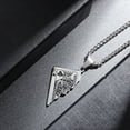 thumbnail image 2 of Original Poker QK Pendant Necklace Trendy Men And Women Thai Silver Niche Hip Hop Cool Sweater Chain, 2 of 2