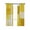 White Yellow, variant on Blue Geometric Blackout Curtains, Light Blocking Print Window Curtains, Watercolor Ombre Modern Abstract Art Thermal Insulated Window Drapes for Living Room Kitchen Cafe 2 Panels, 104"W x 63"L