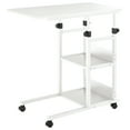 thumbnail image 1 of HOMCOM Bureau Debout Mobile, Hauteur Réglable Bureau Debout de 31,5 Pouces, 1 of 10