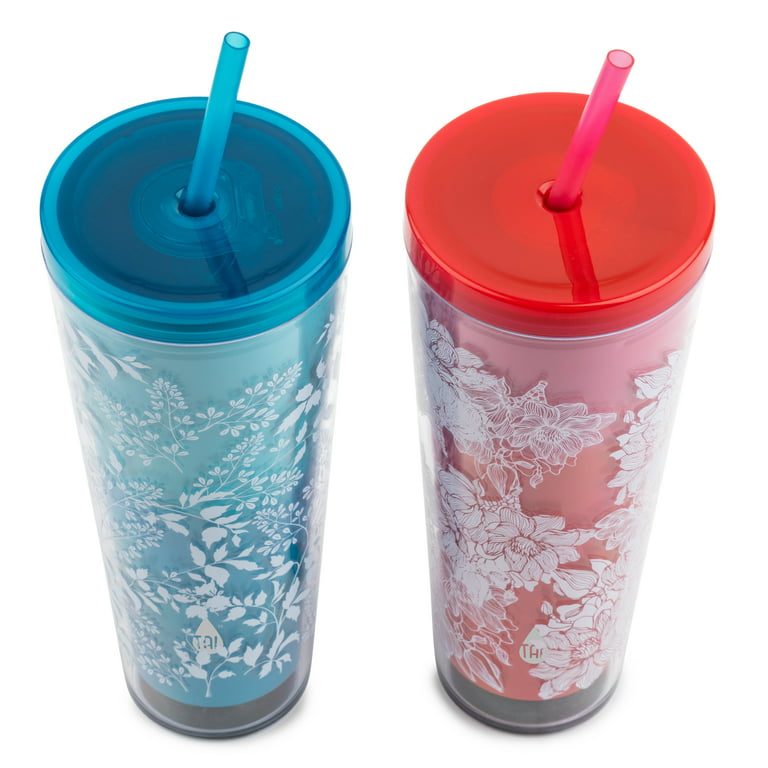Tal color changing 4 reusable tumbler & straw set in 2023