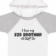 thumbnail image 4 of Inktastic I Love My Big Brother with Hearts Boys or Girls Baby Bodysuit, 4 of 5