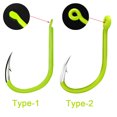 thumbnail image 7 of 50pcs Luminous Fishing Hooks Carbon Steel Glow In Night Fishing Hooks, 7 of 7