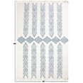 thumbnail image 3 of Casavani Geometric Flat Weave Bedroom Carpet,Blue 4x12 feet, 3 of 6