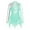 Blue-green, variant on YONGHS Kids Girls Long Sleeve Gymanstic Leotard Figure Ice Skating Dress