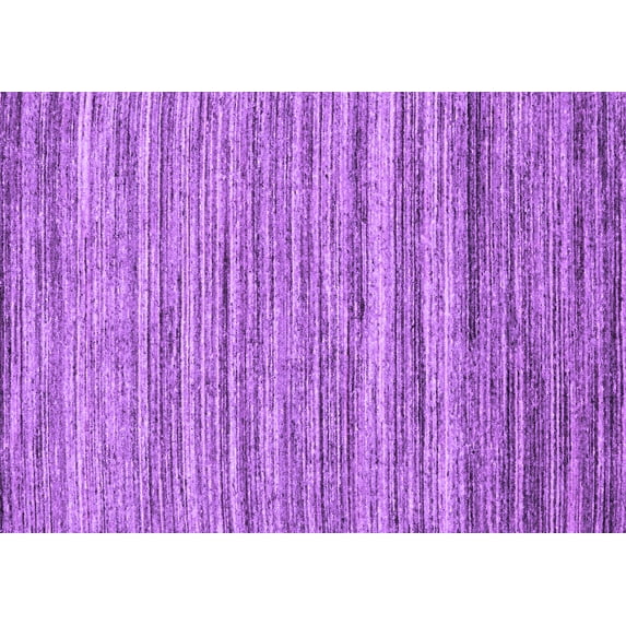 Ahgly Company Indoor Rectangle Abstract Purple Contemporary Area Rugs, 2' x 4'
