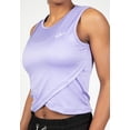 thumbnail image 5 of Estelle Twisted Crop Top - Lilac, 5 of 9