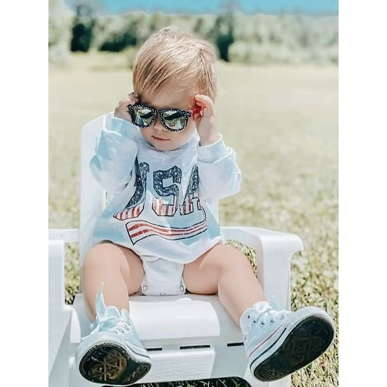 4th of hot sale july bubble romper