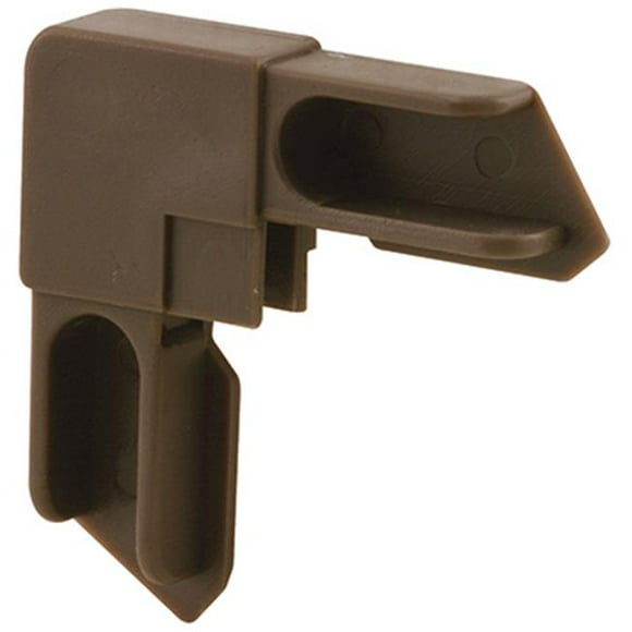 PL 14313 0.38 in. Aluminum Window Frame Corner, Bronze - Pack 20