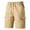 Khaki, variant on Xinhuaya Mens Slim Fit Cargo Shorts Multi Pockets Short Pants Summer Clothes
