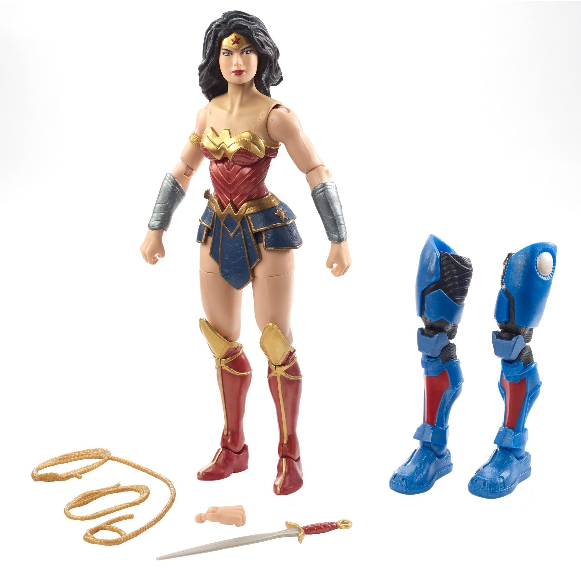 SCALE NEW 52 EARTH 2 WONDER WOMAN ACTION FIGURE Rare DC Comics COLLECTIBLES 6in 