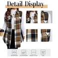thumbnail image 5 of Cuteduck Womens Plus Size Sleeveless Plaid Vest Wool Blazer Jackets Cardigan Outerwear Fall Winter Tops 1X-4X, 5 of 9