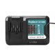 thumbnail image 2 of Cargador rápido de batería de litio para 10,8 V 12 V Makita DC10WD/BL1015 enchufe estadounidense 100-240 V, 2 of 5